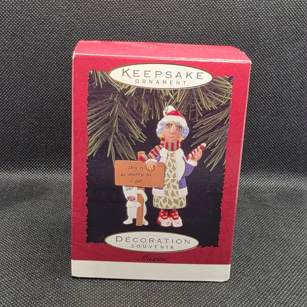 Hallmark Keepsake Ornament Maxine
This is as merry as I get
